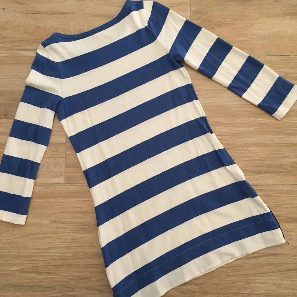J. Crew blue white